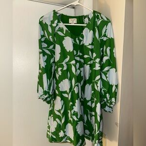Kate Spade x Target Green Floral Dress